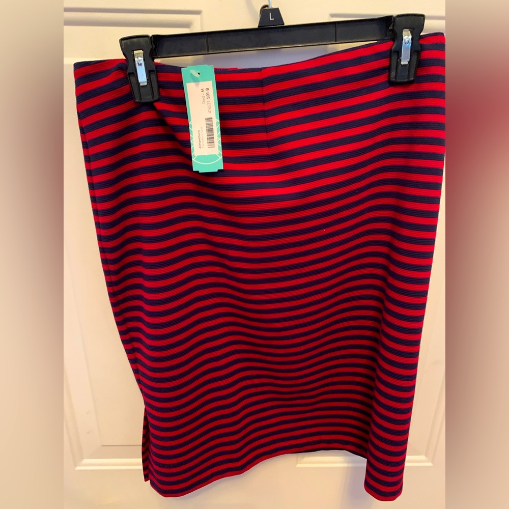 New 41Hawthorne Skirt - Red/Navy  Women's Medium
